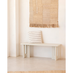 Banc en microciment en 120x33cm Hauteur: 45 Longueur: 120 Largeur: 33