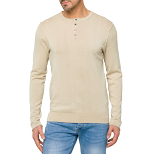 Maglia con bottoni Hot Buttered Urakawa Sabbia