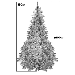 Dancer - Albero di Natale in PVC Ø100 x 180H cm, 1000 rami