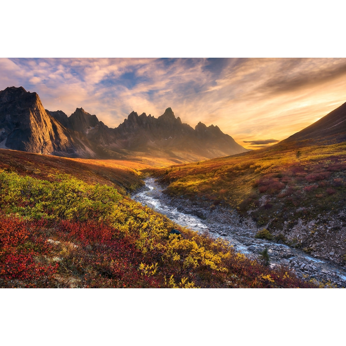 Tableau moutain paradise Tableau alu Dibond