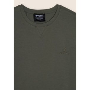 T-shirt regular fit con logo sul cuore