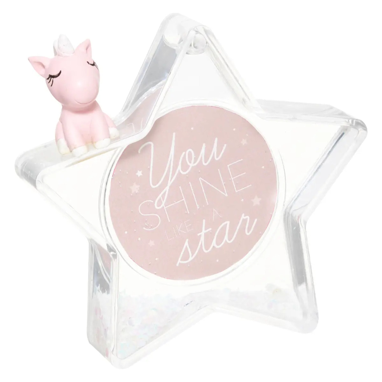 Cadre enfant licorne H10,5cm
