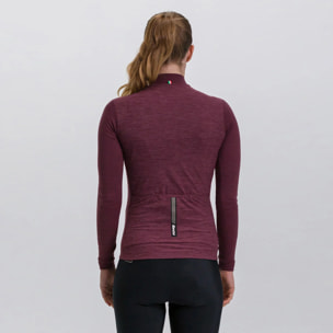 Pure Women's Long Sleeve Jersey - Borgogna