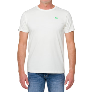 T-shirt in cotone 180 gr Hot Buttered Mistral bianco