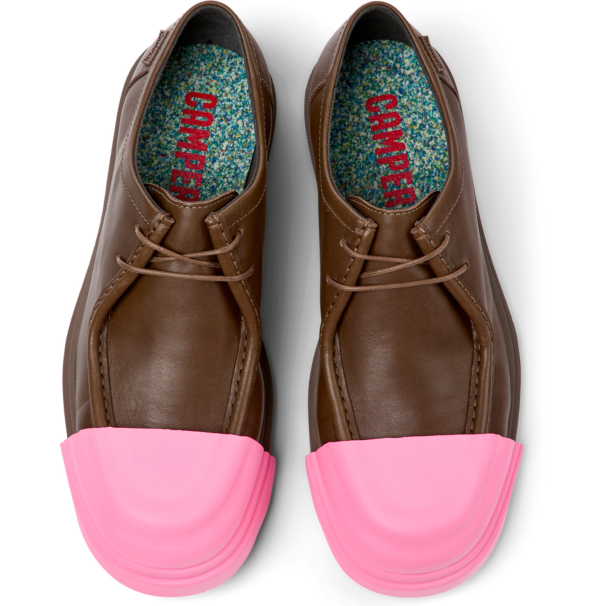 Scarpe stringate - CAMPER Junction - Multicolore - Pelle liscia