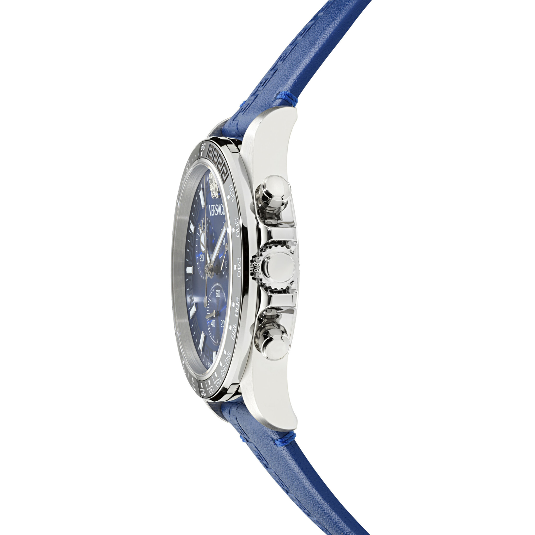 Versace Reloj Cronógrafo De Cuarzo Greca Chr Wave (Wc-0H)