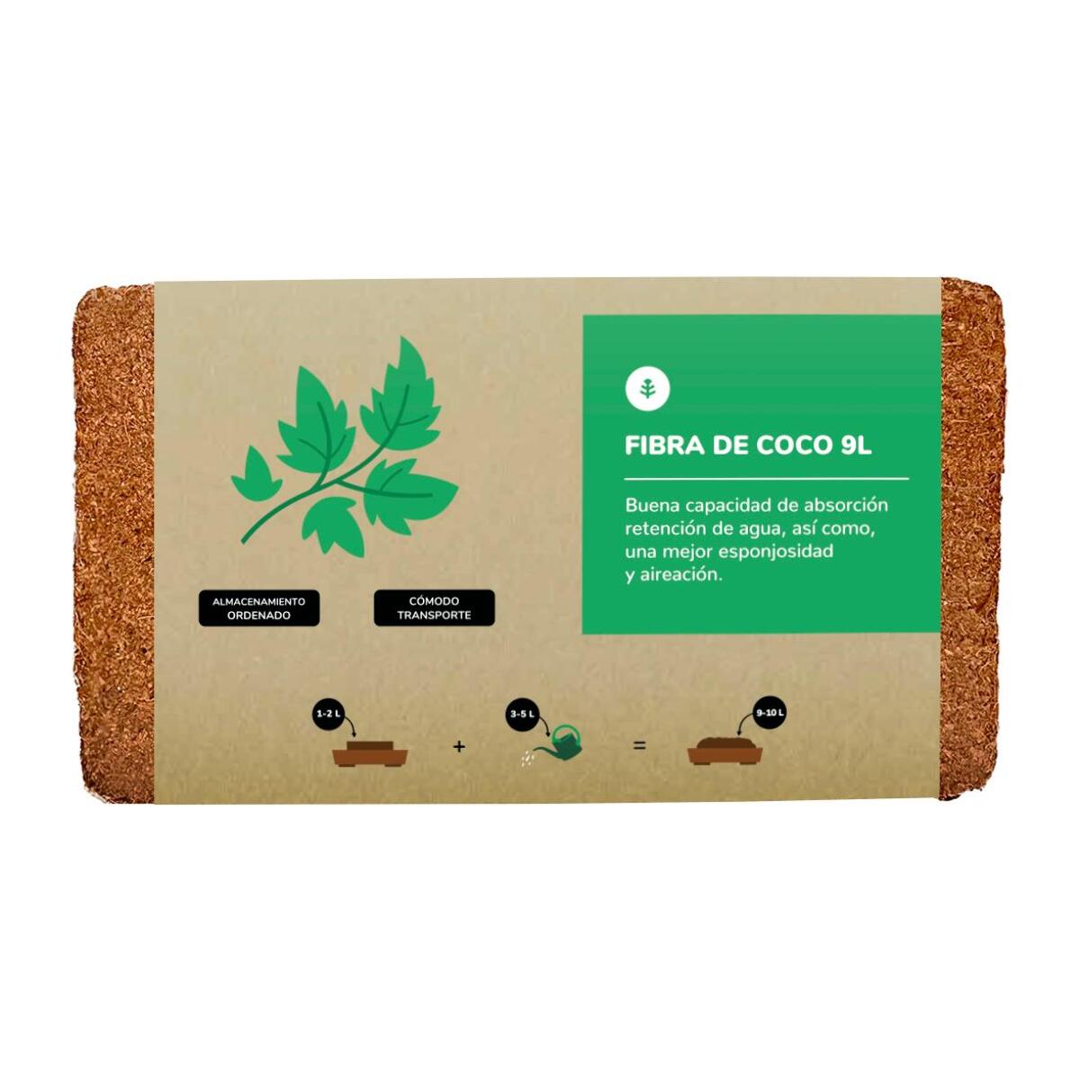 PLANETA HUERTO | Sustrato Fibra de Coco 70 Litros | Sustrato Ligero y Drenante | Perfecto para Hidroponía y Macetas