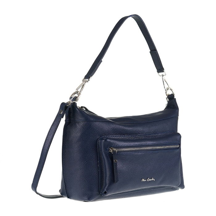 Borsa a spalla da donna Made in Italy - Modello Seraphina - 100% pelle - 35.0 x 23.0 x 20.0 cm