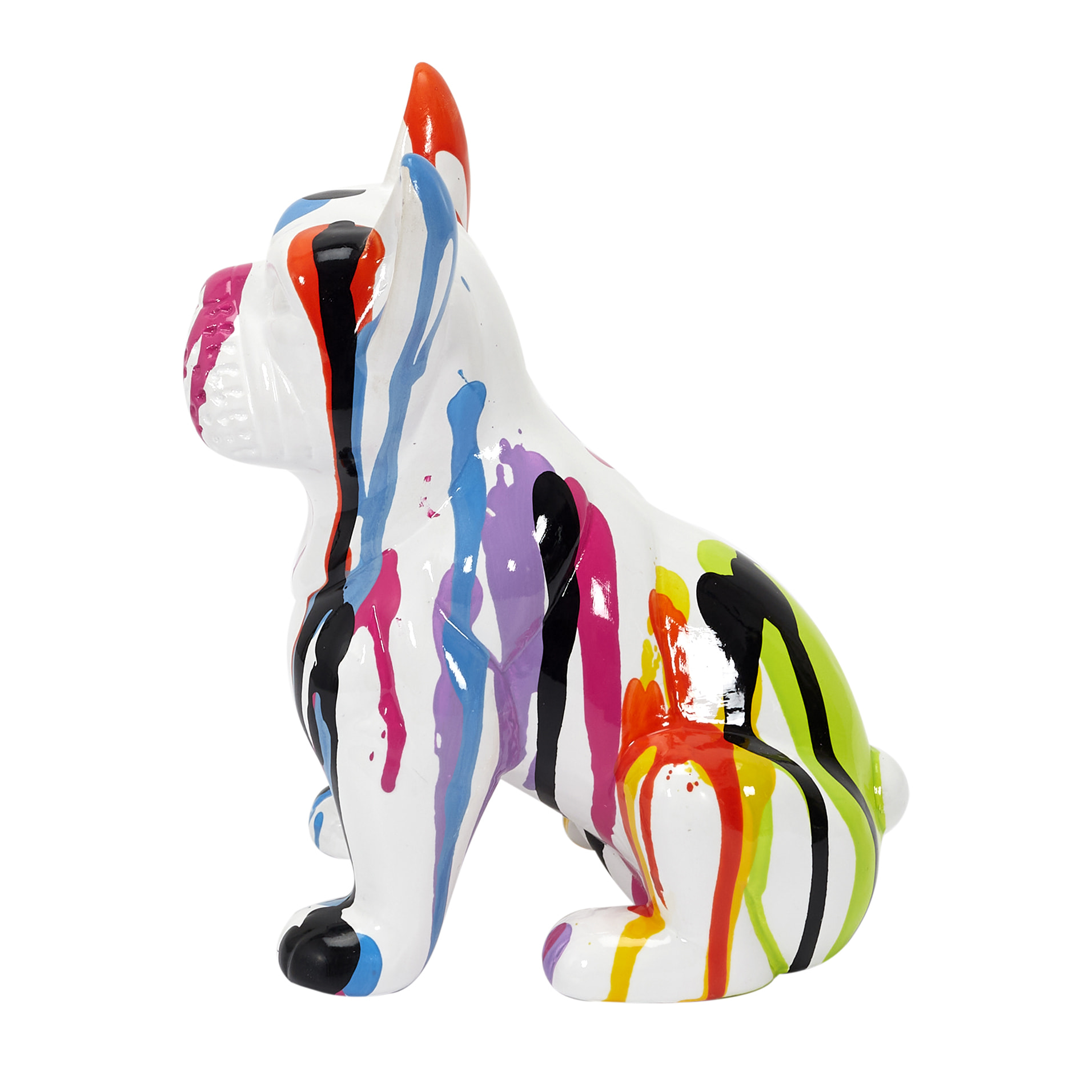 Bulldog Ceramique Coulures 20cm