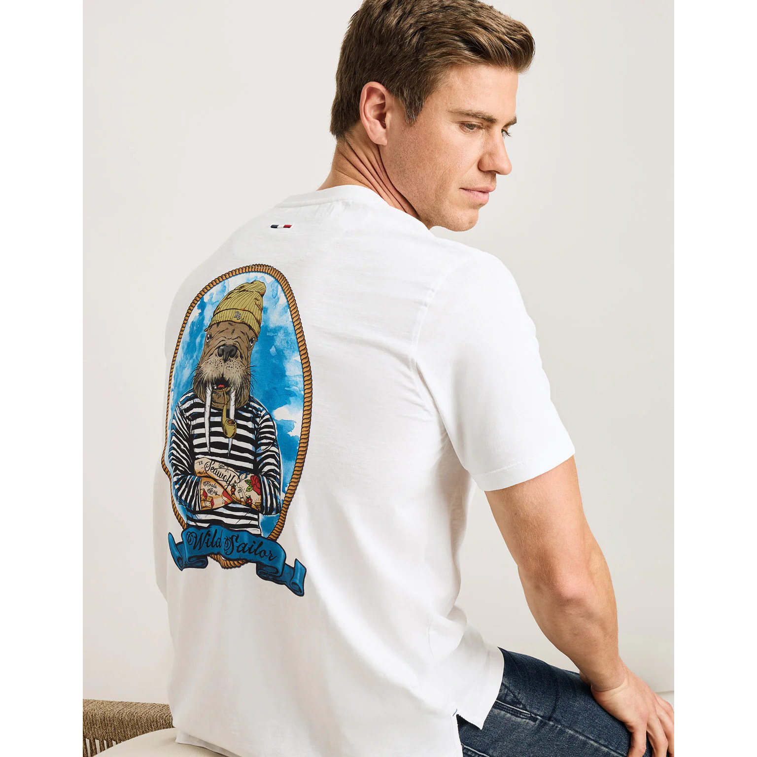 Camiseta Manga Corta Blanco - Morsalito