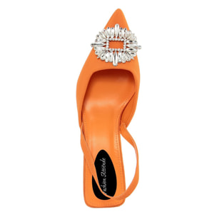 Sandalo Donna colore Arancio