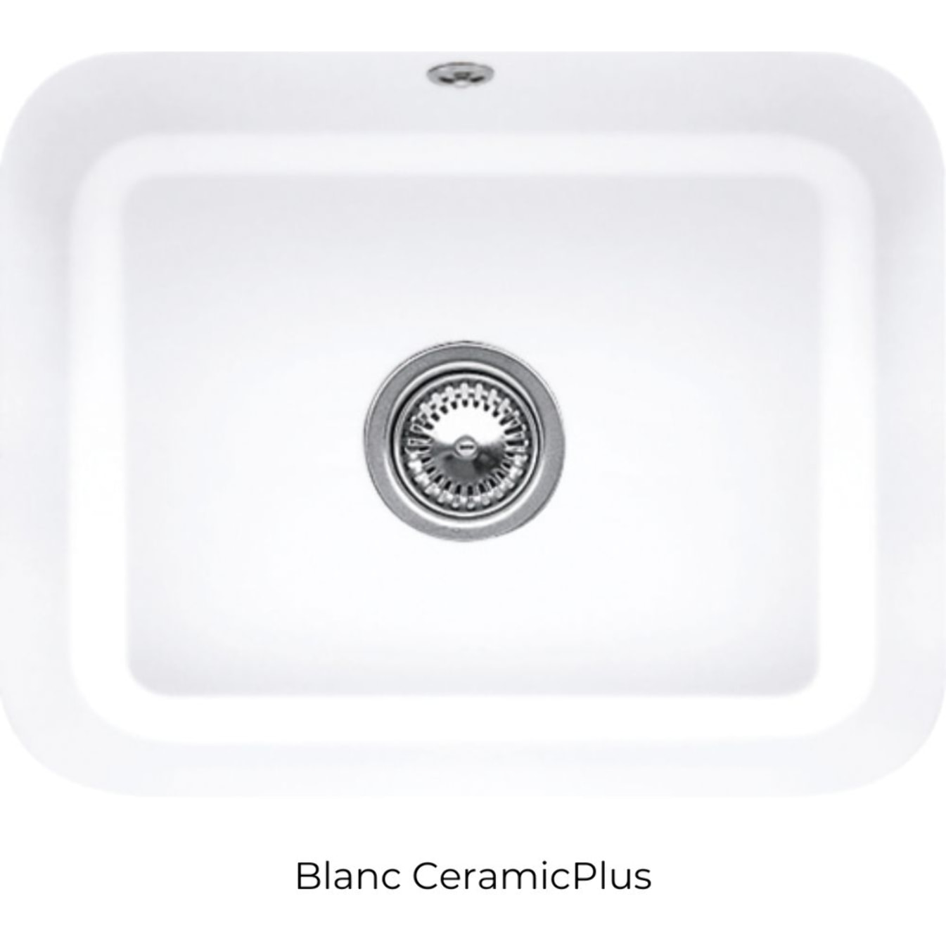 Evier 1 bac Cisterna 60C Blanc CeramicPlus