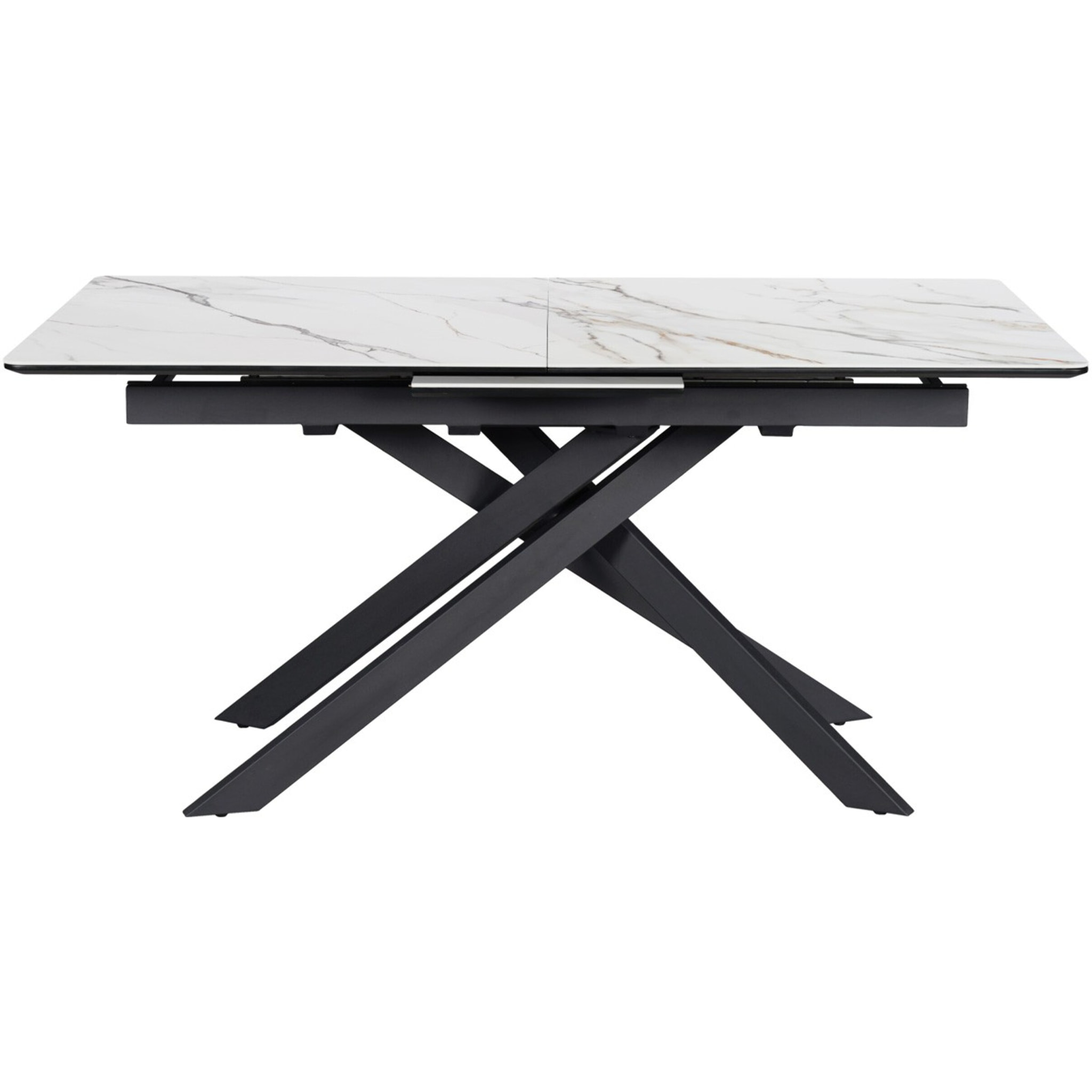 Table à manger extensible 6/8 couverts en céramique effet Marbre - SIVAS