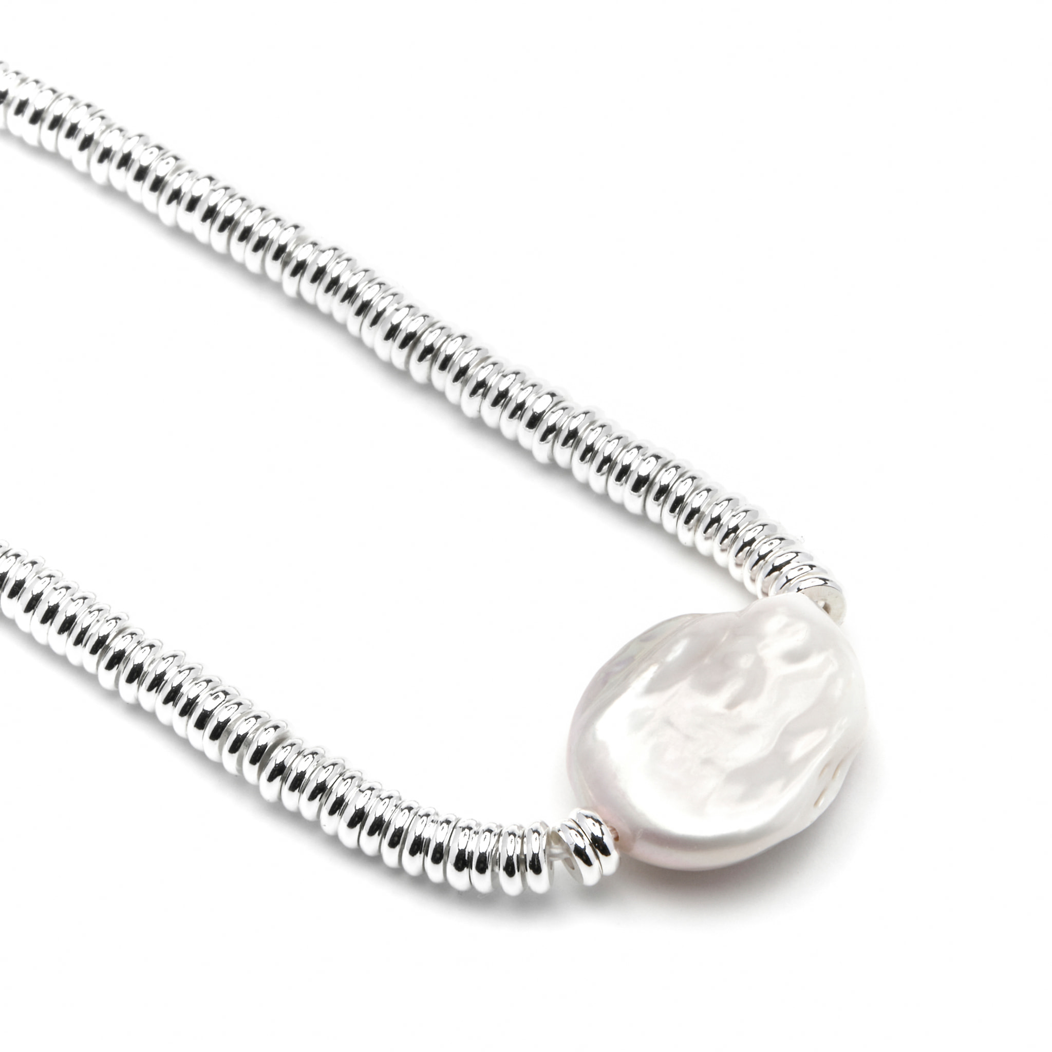 Collar Siever acabado plata