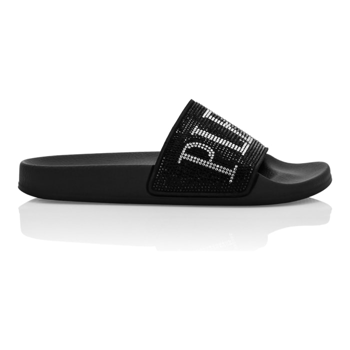 PHILIPP PLEIN Flat Gummy Sandals