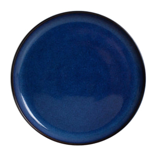 Lot de 6 petites assiettes à dessert, BLUE MOON