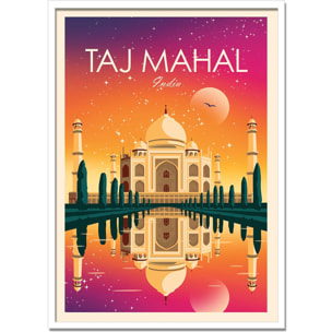 Affiche - Taj Mahal India - Studio Inception