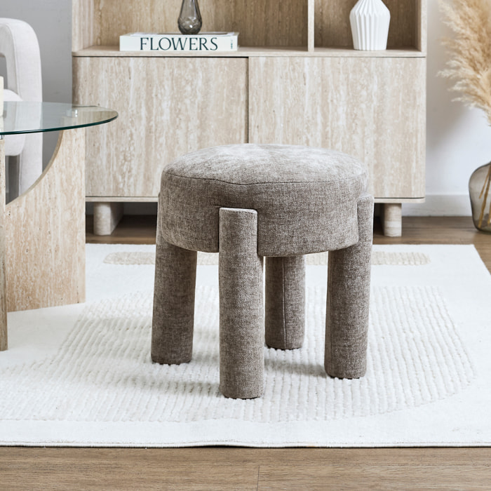 Tabouret Emilia Marron