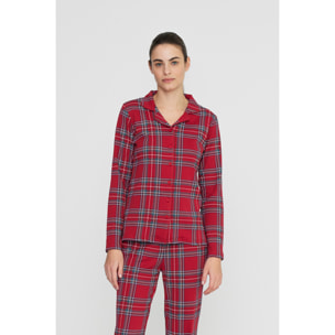 Pigiama donna trish in caldo cotone a taglio uomo Noidinotte