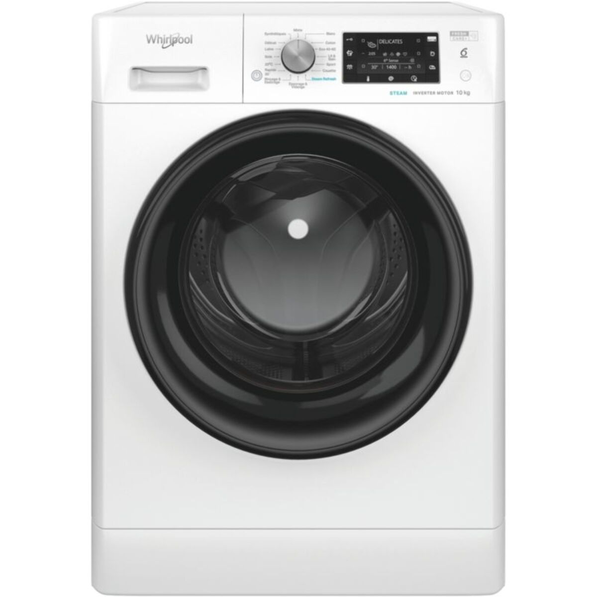 Lave linge hublot WHIRLPOOL FFDB10489BVFR - 10 kg - 1400 tr/min - Classe A - Moteur induction