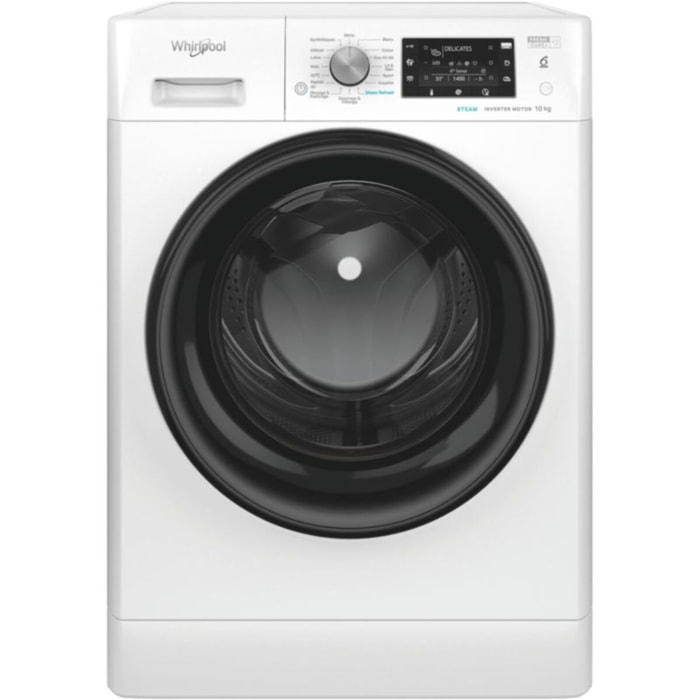 Lave linge hublot WHIRLPOOL FFDB10489BVFR - 10 kg - 1400 tr/min - Classe A - Moteur induction