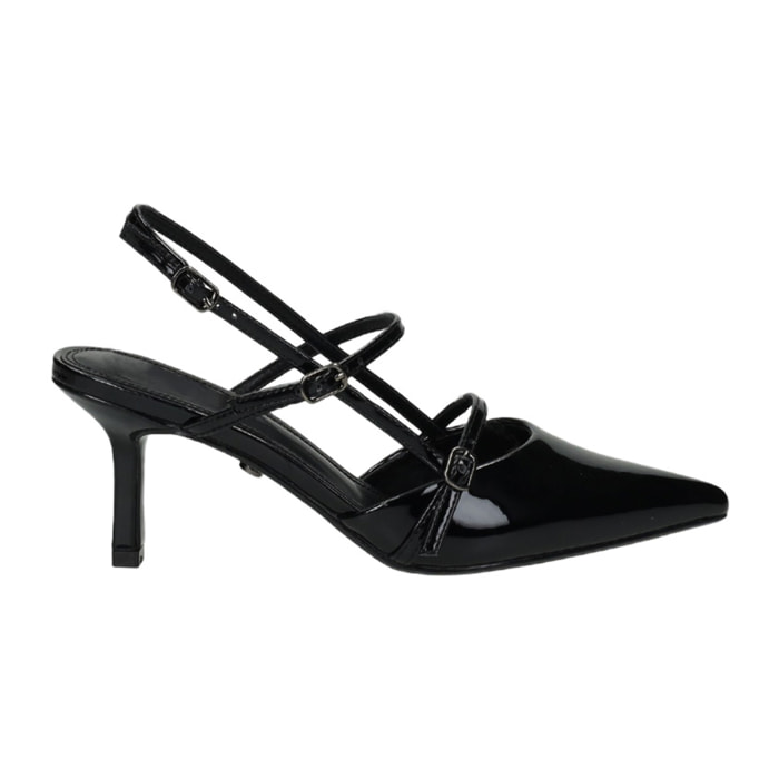 Décolleté sling back Donna Tata Italia Nero