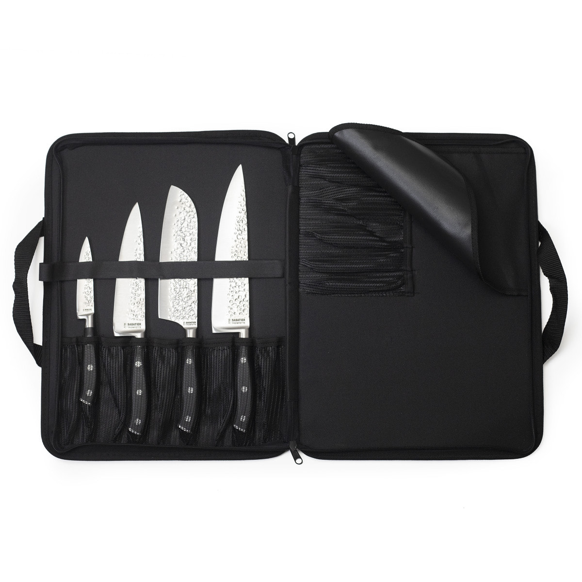 Carbon - Juego de 4 cuchillos de cocina