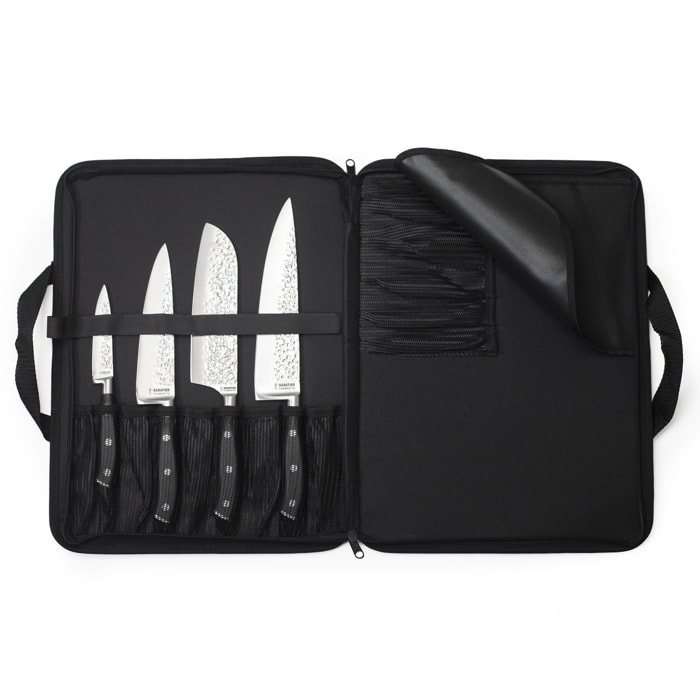 Carbon - Juego de 4 cuchillos de cocina