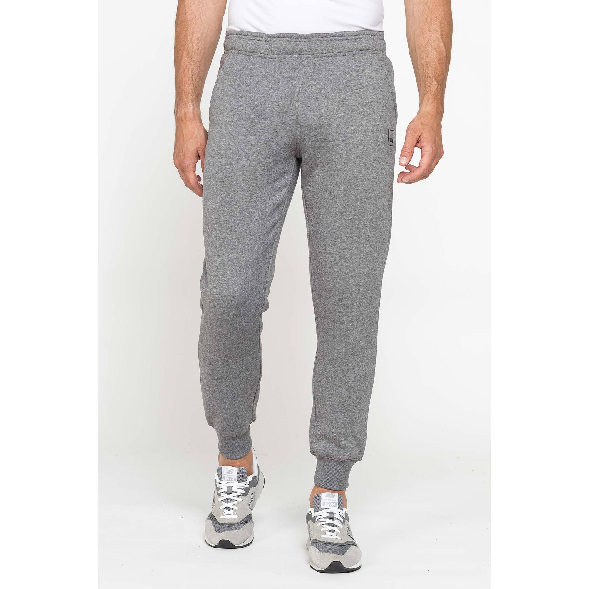 PANTALONE IN FELPA PESANTE CON ELASTICO IN VITA