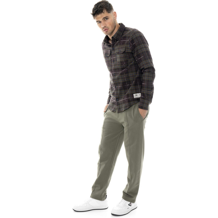 Pantalone sportivo invernale uomo con nervature, Leone 1947 Vintage Dept.