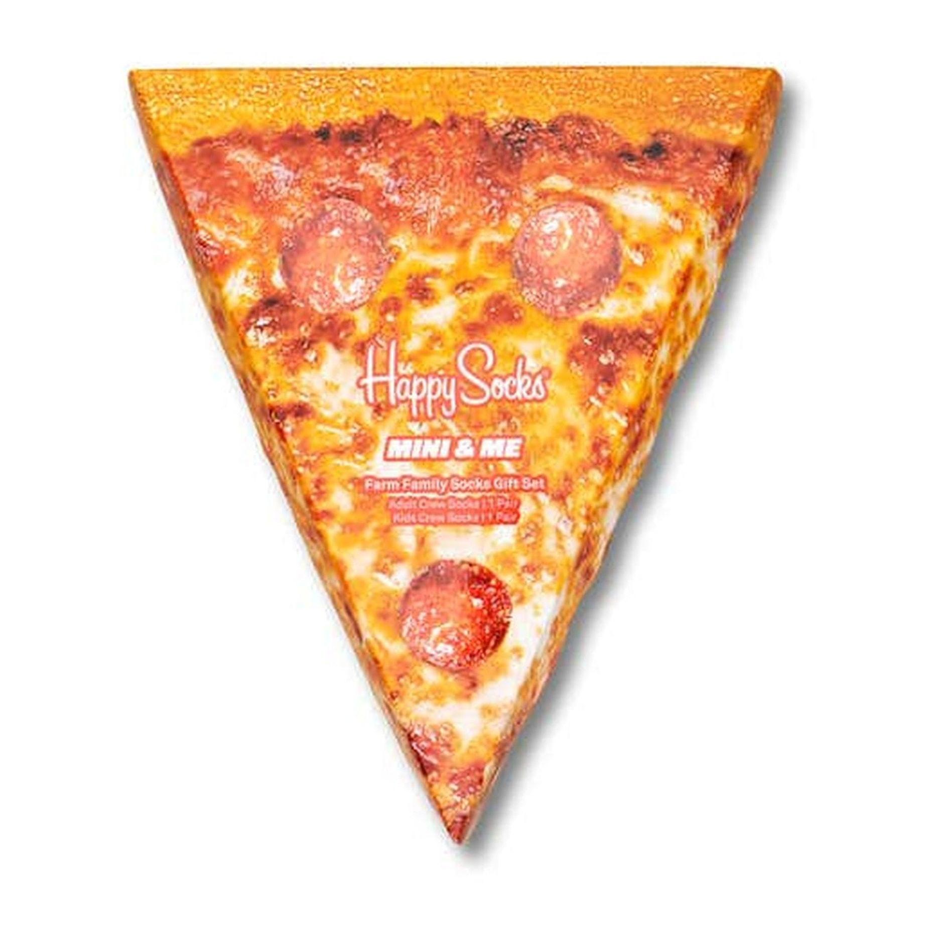 Calcetines kids 2-pack mini & me pizza set talla adulto y bébé