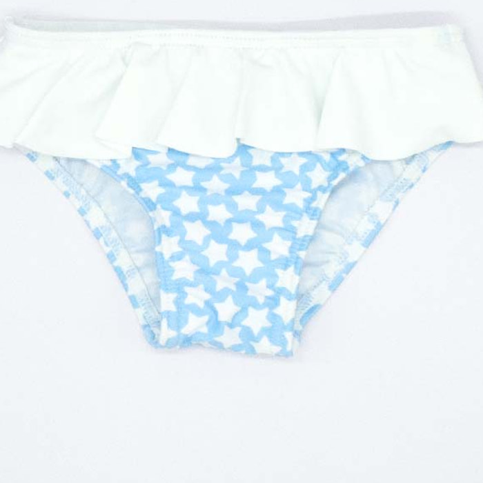 CULETÍN AZUL DE ESTRELLAS CON VOLANTE