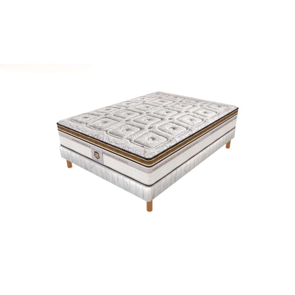 ENSEMBLE Renaissance - Matelas 2 places + 1 Sommier