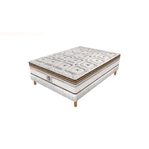 ENSEMBLE Renaissance - Matelas 2 places + 1 Sommier