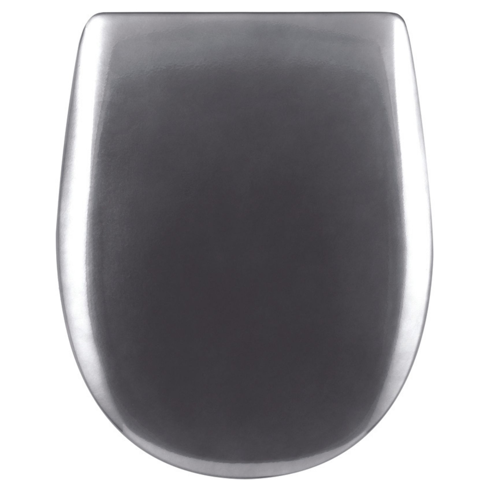 Abattant double déclipsable à l'allure précieuse - Gris anthracite