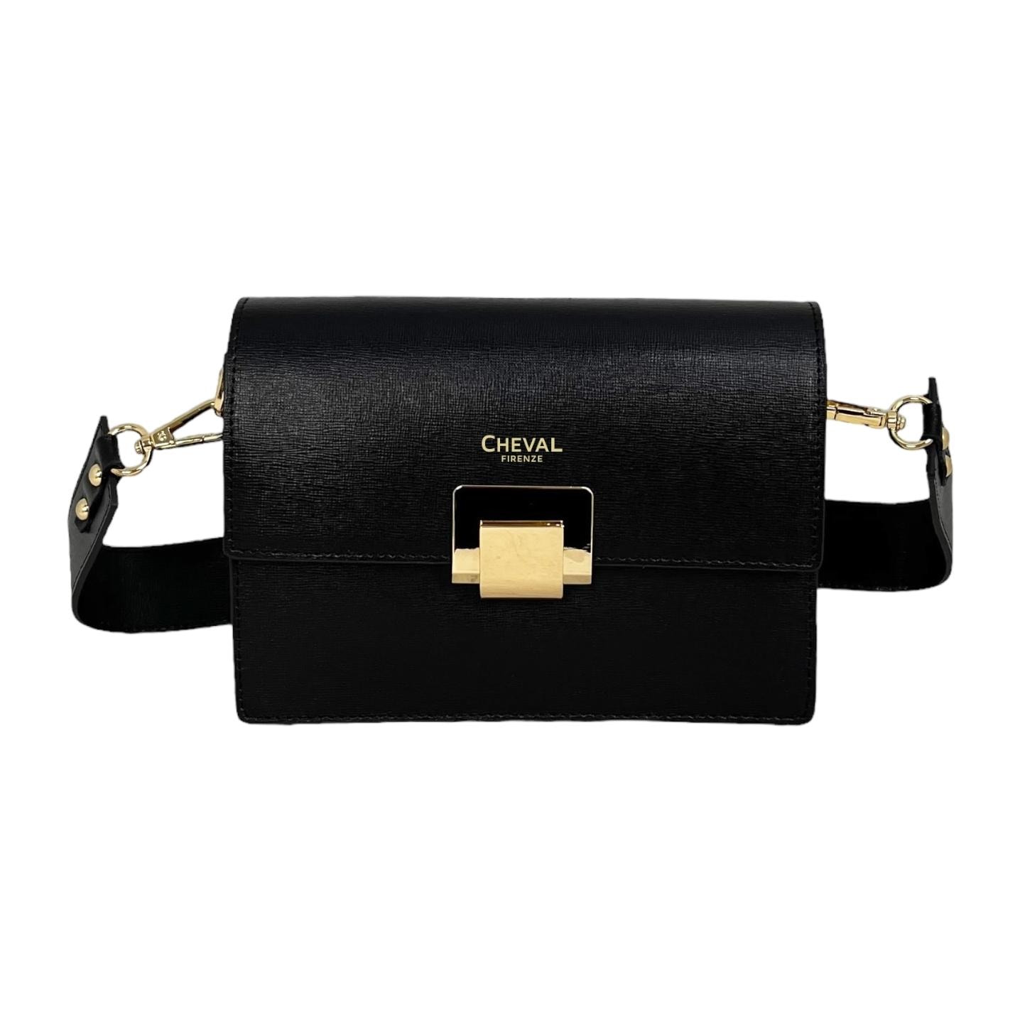 Bolso de hombro Cheval Firenze Ludovica Negro