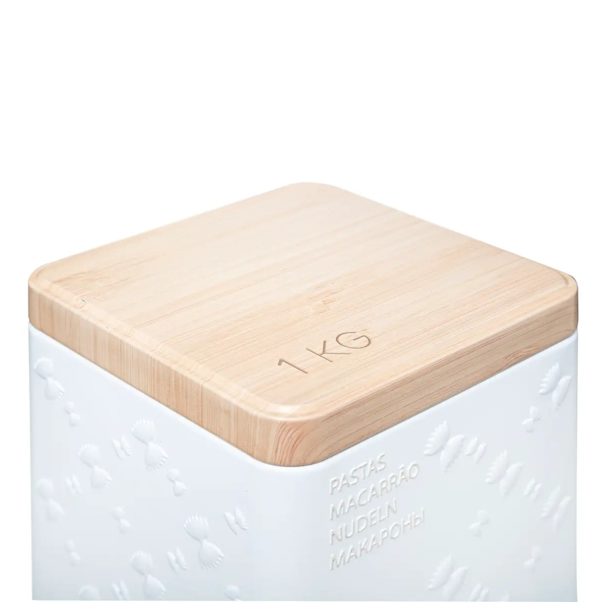 Boîte à pâtes "Scandinave Nature" blanc 1kg