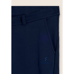 Pantaloni sportivi con zip alla caviglia