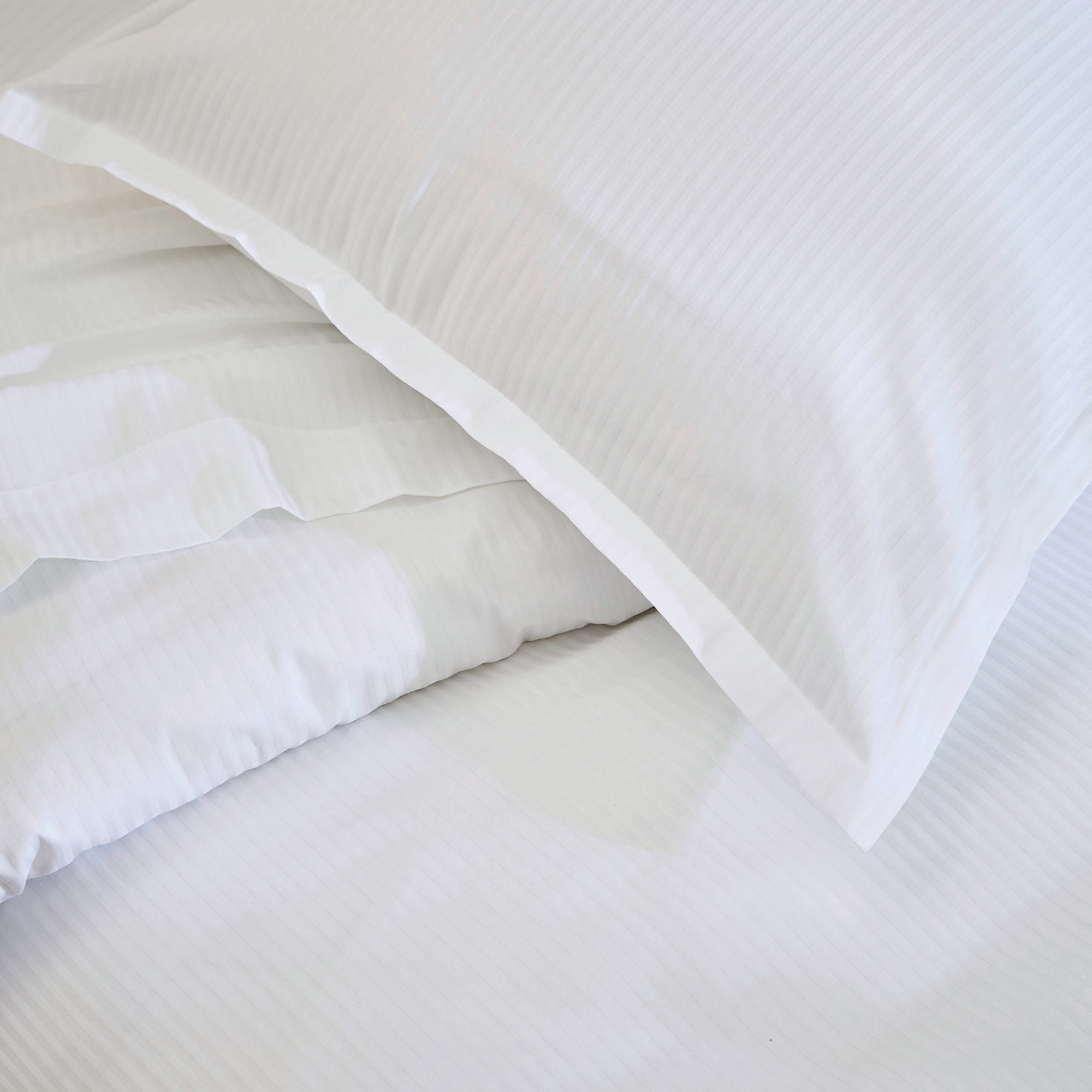 Taie d'oreiller esprit grand hôtel - Blanc