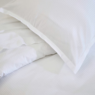 Taie d'oreiller esprit grand hôtel - Blanc