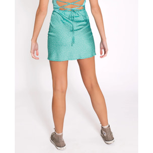 Mini falda estampado lunares