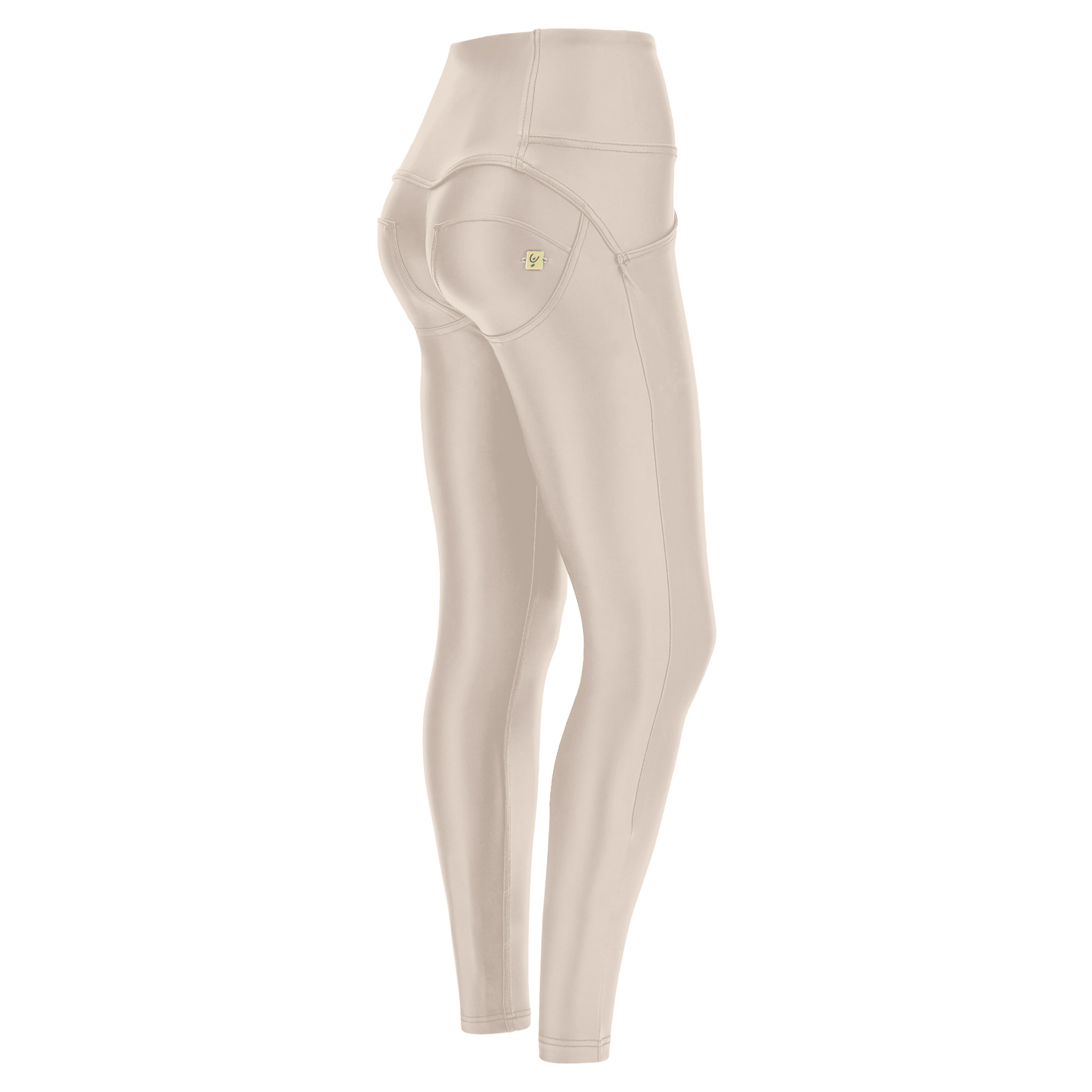 Pantaloni push up WR.UP® skinny vita alta bottoni similpelle