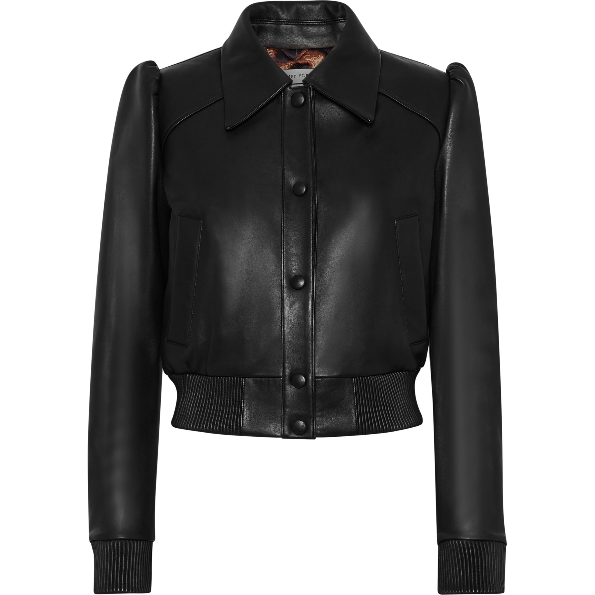 PHILIPP PLEIN Leather Bomber
