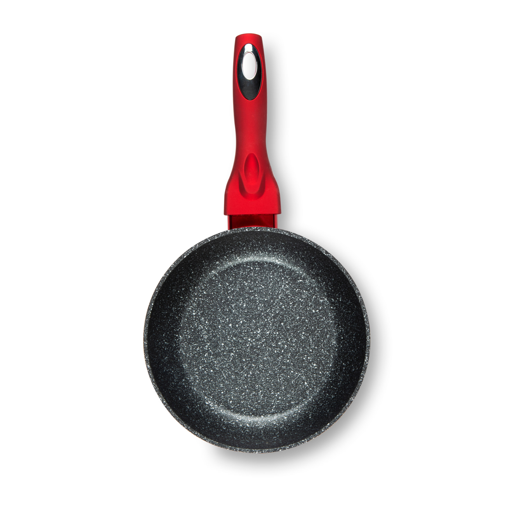 Padella 20 cm con Salvapadella Excelsa – Phoenix, Alluminio Forgiato Rosso