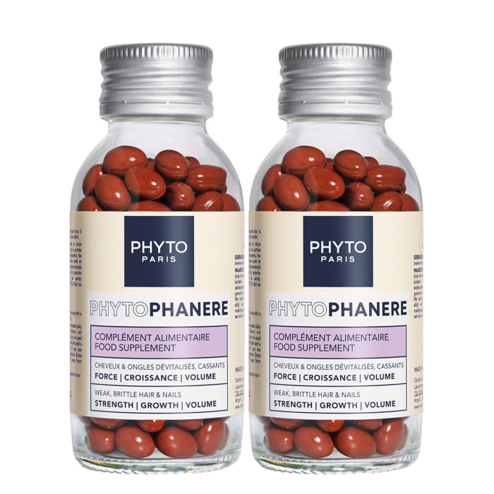 Phytophanere - Complément alimentaire capsules cheveux & ongles – 240 capsules