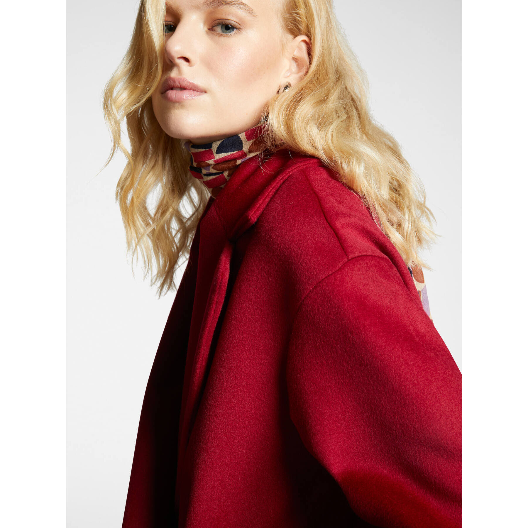 Elena Mirò - Cappotto in lana - Bordeaux