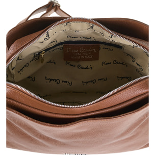 Borsa a tracolla da donna Made in Italy - Modello Aralia Lux - 100% pelle - 30.0 x 23.0 x 13.0 cm