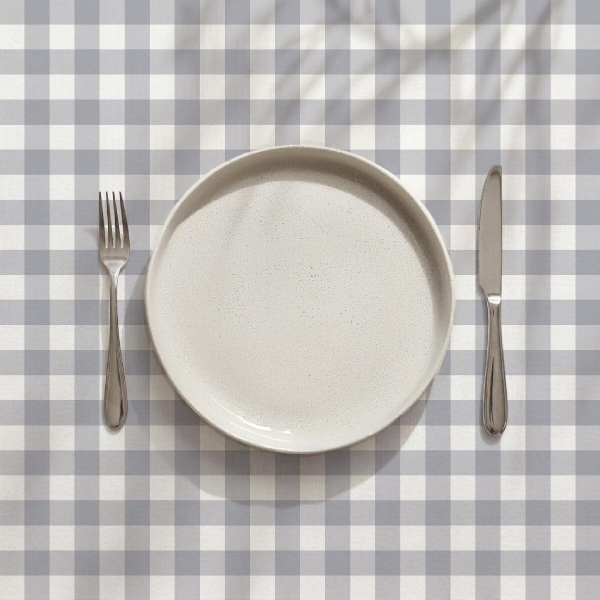 Nappe anti-taches Alcazar Gris - 100% coton -