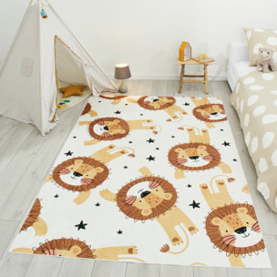 HAPPY - Tapis enfant motif Lion