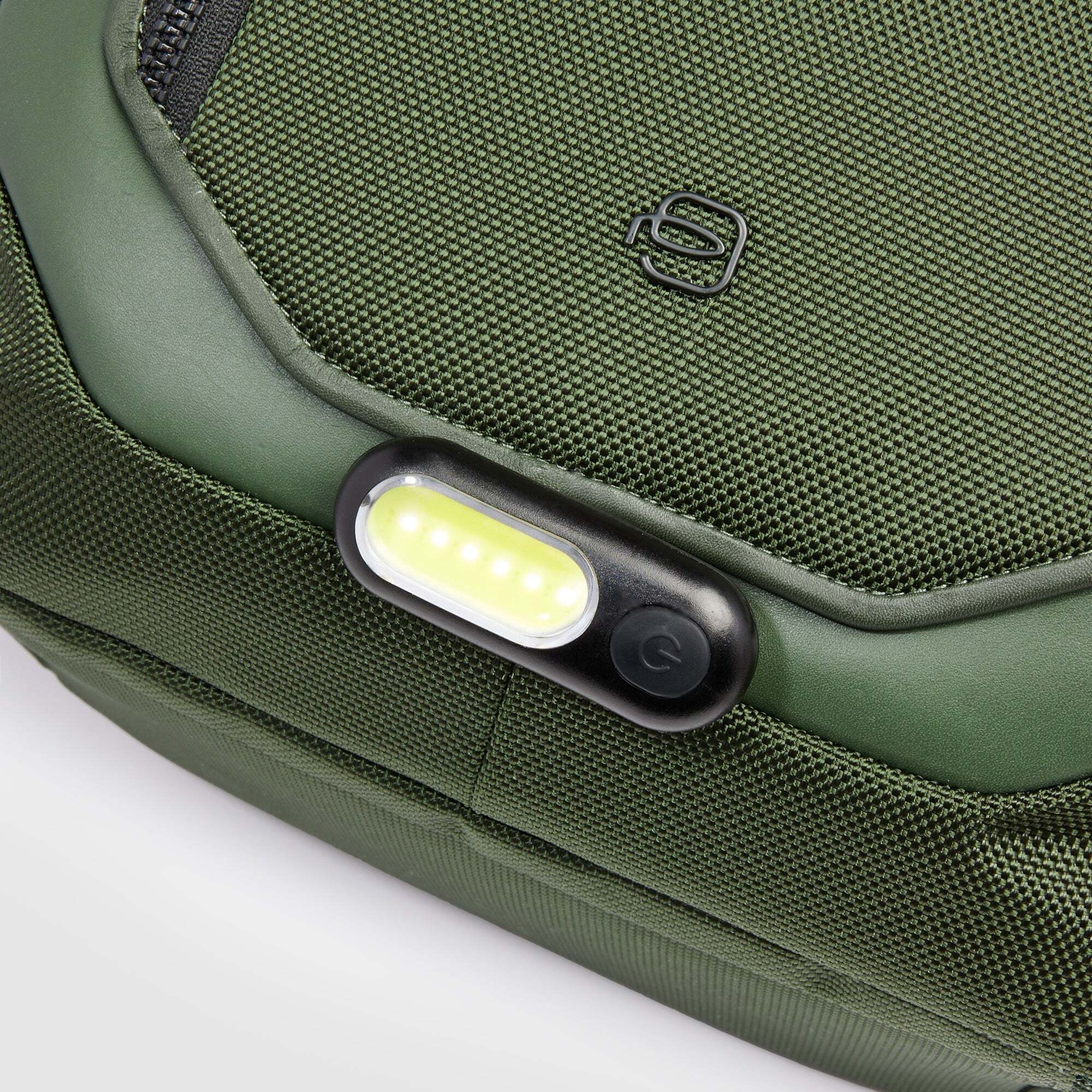 Piquadro Zaino da viaggio porta pc 14" in tessuto riciclato